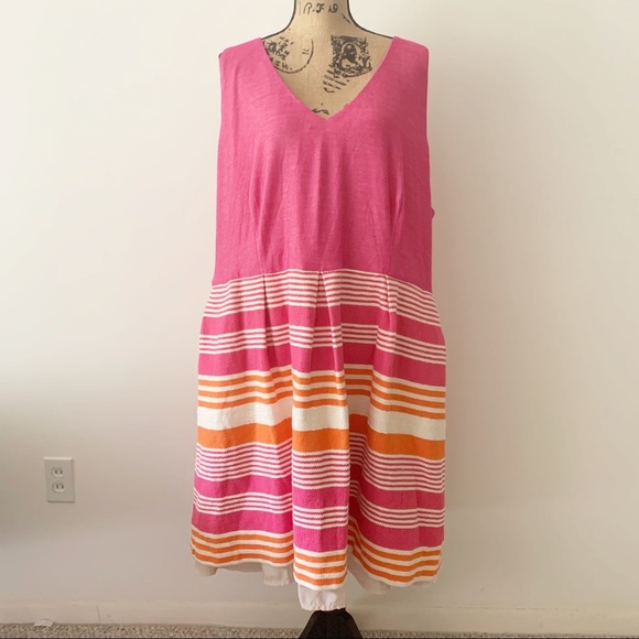 Anthropologie Dresses & Skirts - NWOT Anthropologie Hutch Dress | Pink/Orange/Cream